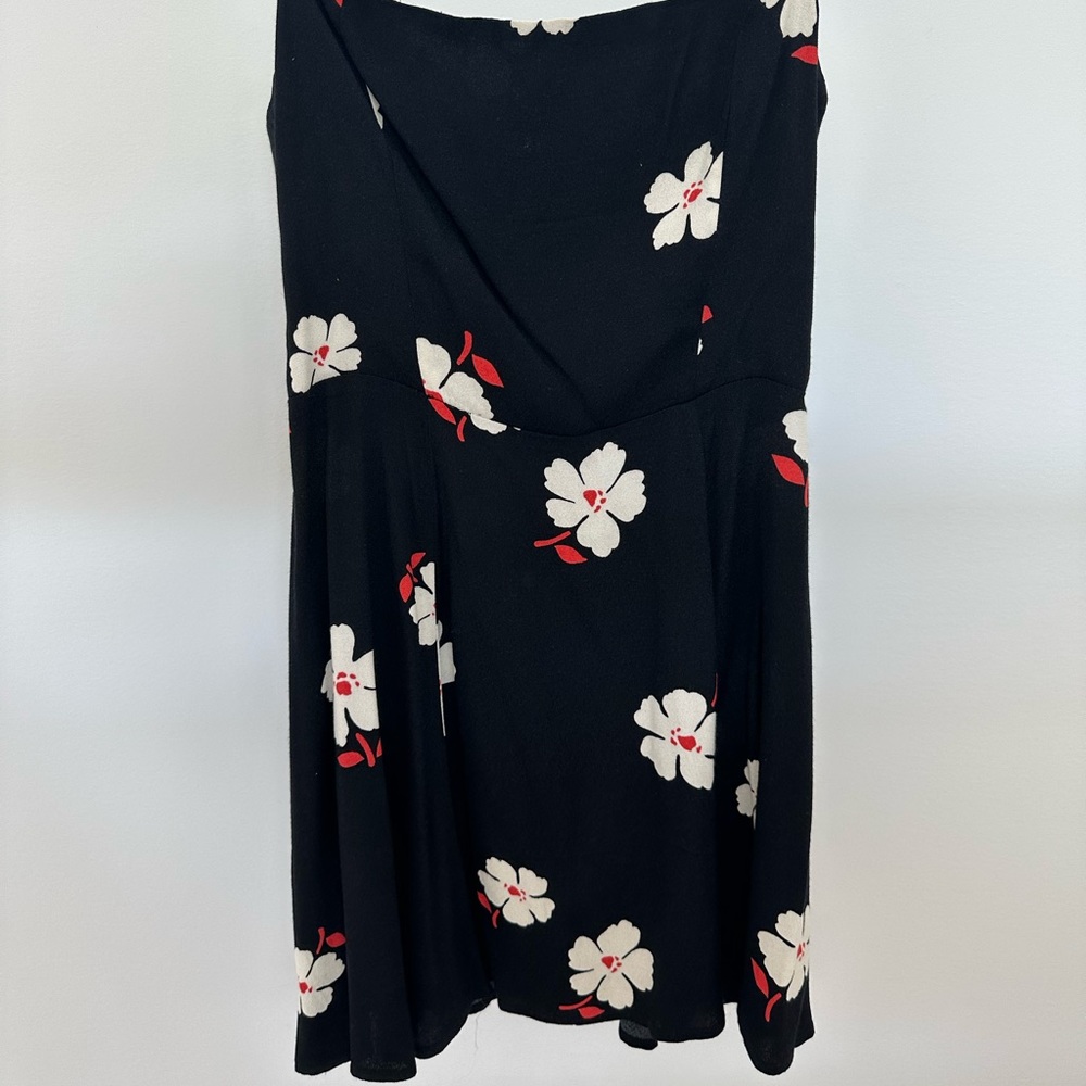 Reformation bisque floral print mini dress size 2